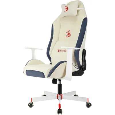 игровое кресло A4Tech Bloody GC-830 белый - синий