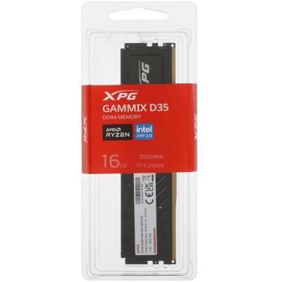 оперативная память ADATA XPG Gammix D35 Black AX4U320016G16A-SBKD35