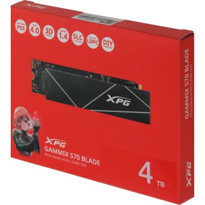 SSD диск ADATA XPG Gammix S70 Blade 4Tb AGammixS70B-4T-CS Черный