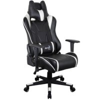 игровое кресло AeroCool AC220 AIR-BW черно-белый