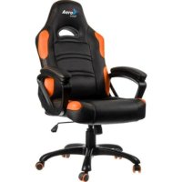 игровое кресло AeroCool AC80C AIR-BO черно-оранжевый