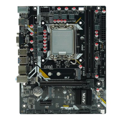 материнская плата Afox IH610D4-MA5-V4 Черный