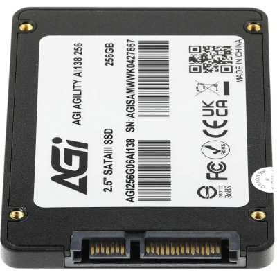 SSD диск AGI AI138 256Gb AGI256G06AI138-CB Черный