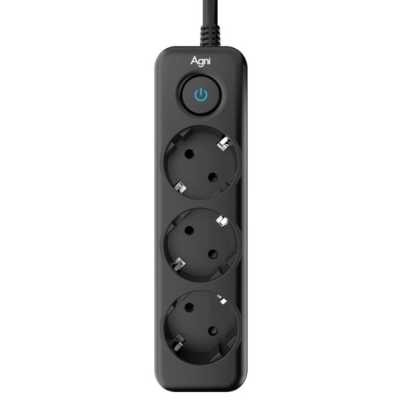 сетевой фильтр AGNI TP-FD3E-3m-black черный