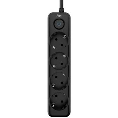 сетевой фильтр AGNI TP-FD4E-3m-black черный