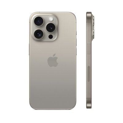 смартфон Apple iPhone 15 Pro 256GB Natural Titanium MTQA3ZA/A бежевый