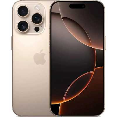 смартфон Apple iPhone 16 Pro 1TB Desert Titanium MYNA3AH/A бежевый