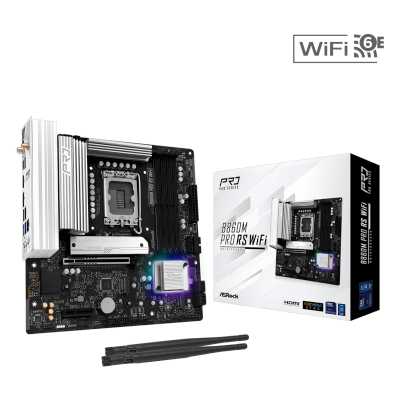 материнская плата ASRock B860M Pro RS WiFi Черный