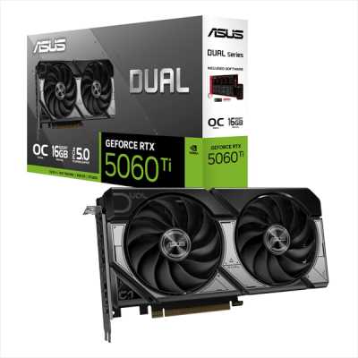 видеокарта ASUS nVidia GeForce RTX 5060 Ti 16Gb DUAL-RTX5060TI-O16G