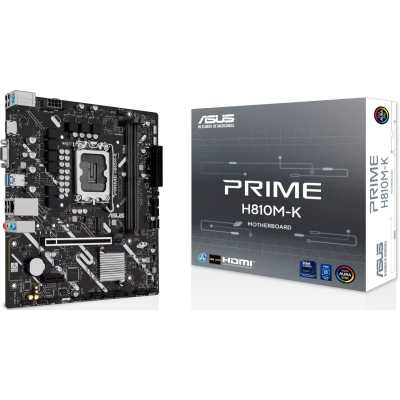 материнская плата ASUS Prime H810M-K Черный