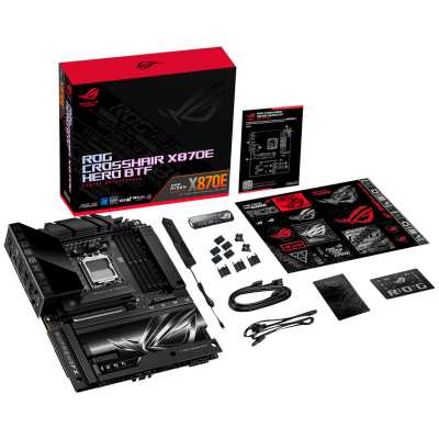 материнская плата ASUS ROG Crosshair X870E Hero BTF Черный