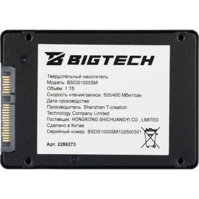 SSD диск BigTech 1Tb BSDS1000SM Черный