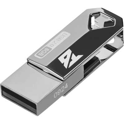 флешка BigTech 8GB UFD001 Серебристый