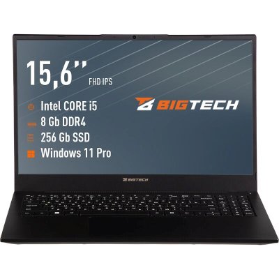 ноутбук BigTech R157-I5B9W-W6 Черный