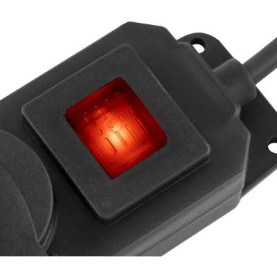 сетевой фильтр Buro 300MDP-3-B черный