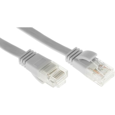 патч-корд Buro BU-5E-FLAT-0.5M-G Серый