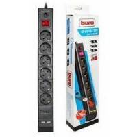 сетевой фильтр Buro BU-SP5_USB_2A-B черный