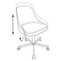 стул Бюрократ CH-340M/VELV88 красный