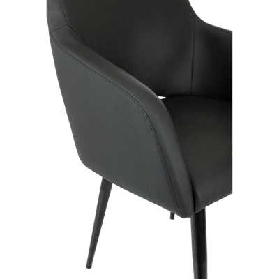 офисное кресло Бюрократ CH-380F/BLACK-PU черный