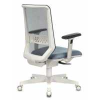 офисное кресло Бюрократ EXPERT WHITE BLUE белый - голубой