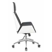 офисное кресло Бюрократ OPTIMUM-WH-BLACK черный/белый