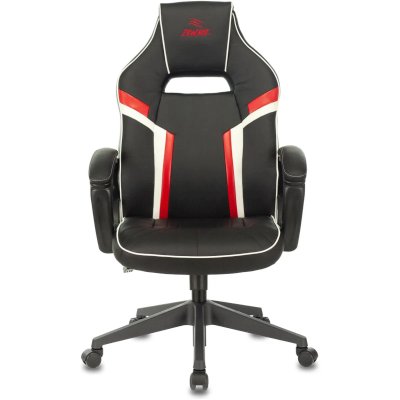 игровое кресло Бюрократ VIKING ZOMBIE Z3 RED черный-красный