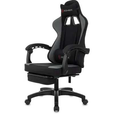 игровое кресло Бюрократ ZOMBIE Weaver Black/Grey черный-серый