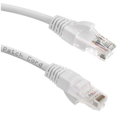 патч-корд Cabeus PC-UTP-RJ45-CAT.5E-3M-WH Белый
