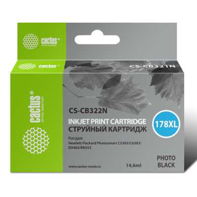 картридж Cactus CS-CB322N-CS-CB322 черный