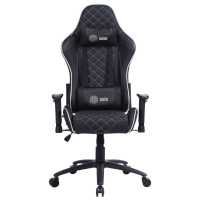 игровое кресло Cactus CS-CHR-030BLS черно-серебристый