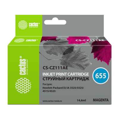 картридж Cactus CS-CZ111AE пурпурный