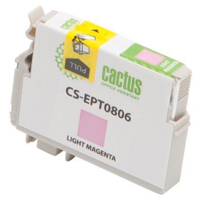 картридж Cactus CS-EPT0806 светло-пурпурный