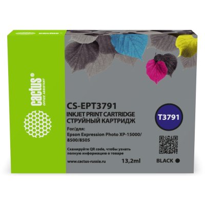 картридж Cactus CS-EPT3791 черный