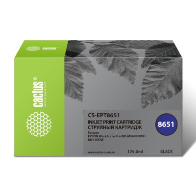картридж Cactus CS-EPT8651 черный