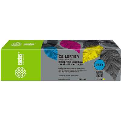 картридж Cactus CS-L0R15A желтый