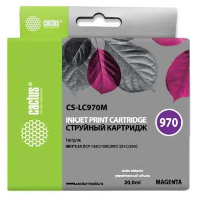 картридж Cactus CS-LC970M пурпурный