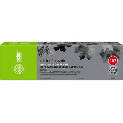 картридж Cactus CS-R-PFI107BK черный