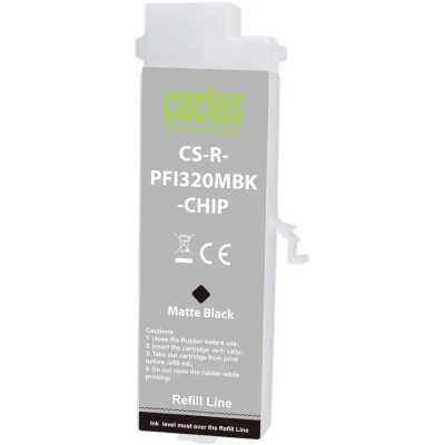 картридж Cactus CS-R-PFI320MBK-CHIP черный матовый