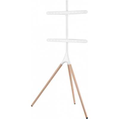 подставка для телевизора Cactus CS-ST1246WTBCH белый, береза