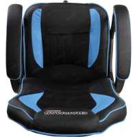 игровое кресло Chairman Game 16 Black-Blue черно-голубой