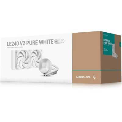 кулер Deepcool LE240 V2 Pure White R-LE240PURE-WHLNMD-G-1 Белый