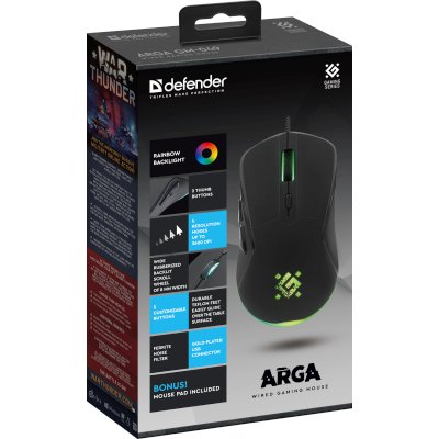мышь Defender Arga GM-049 Черный