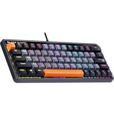 клавиатура Defender Black Raven GK-417 Grey Черный