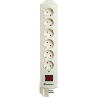 сетевой фильтр Defender DFS-901 белый