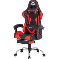 игровое кресло Defender Pilot Black-Red черно-красный