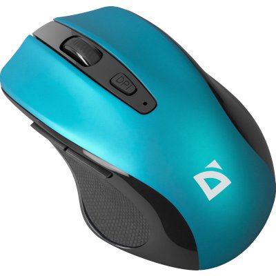 мышь Defender Prime MB-053 Turquoise Бирюзовый-черный