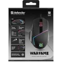 мышь Defender Warfame GM-880L RGB Черный