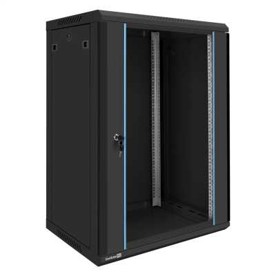 телекоммуникационный шкаф ExeGate EC-WM-18U.450.G.BLACK EX300258RUS Черный