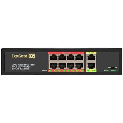 коммутатор ExeGate EDGS-1082D.8PoE-120W