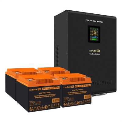 ИБП ExeGate FineSine SX-3000.LCD.AVR.2SH.T EX296637RUS